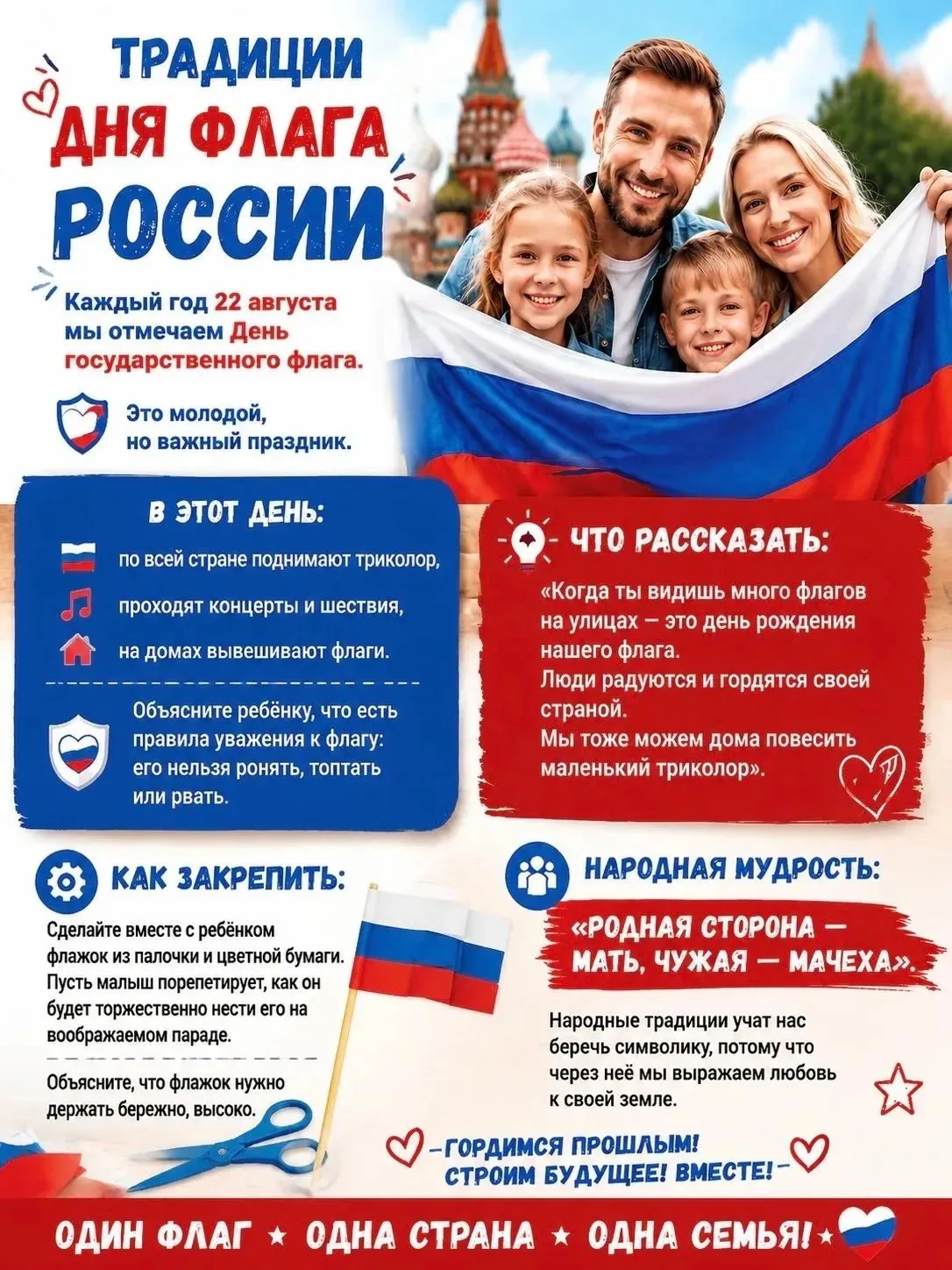 Как объяснить ребенку, что такое любовь к Родине? 🇷🇺