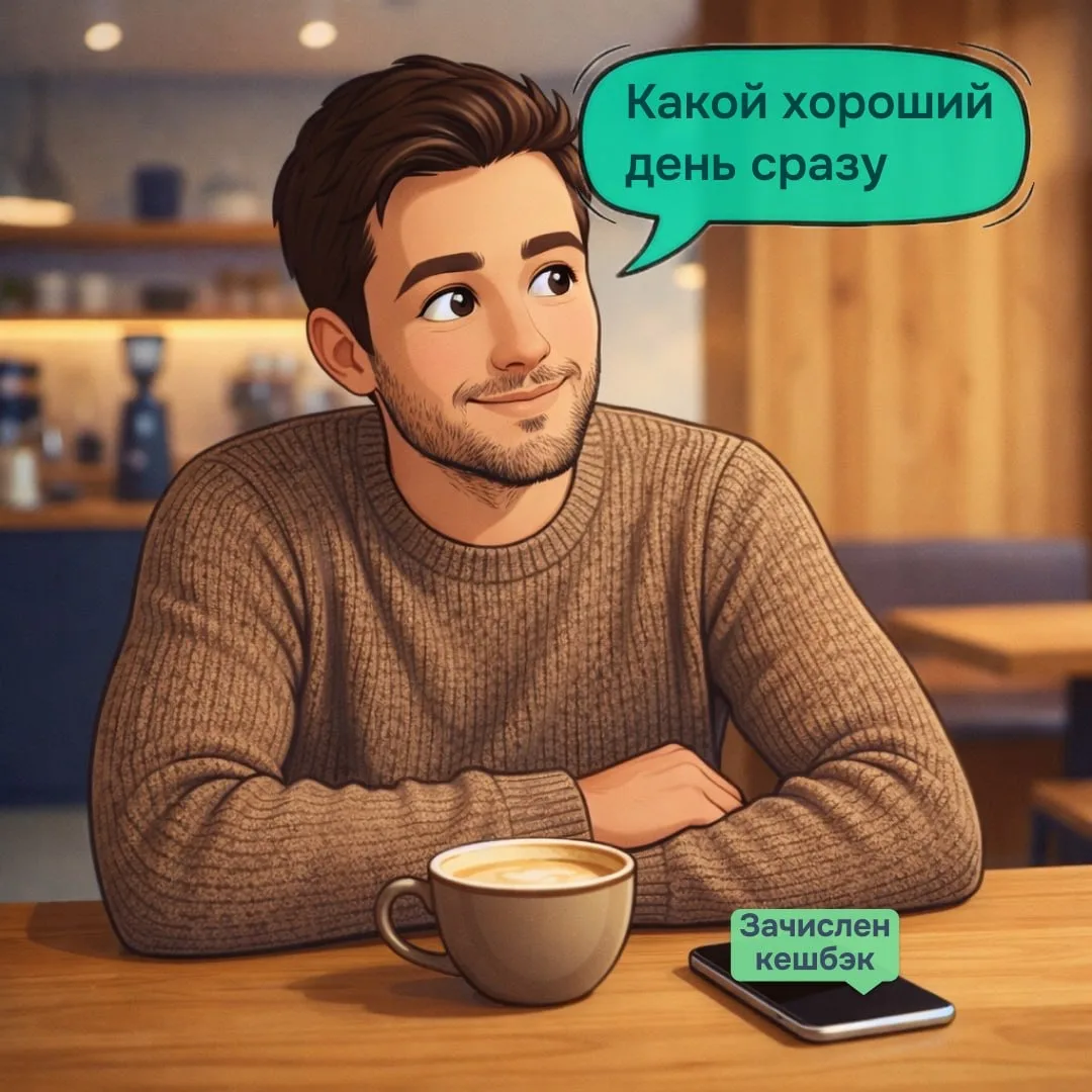 Немного дофаминового настроения —  зачислили вам кешбэк за март   Проверьте счёт в приложении ❤️