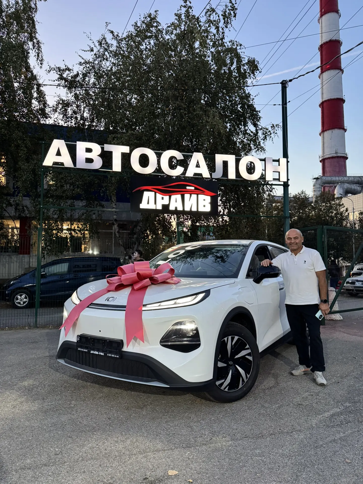 Электромобиль Changan Qiyuan Q05 выдан нашему клиенту Фариту. Благодарим за выбор компа...