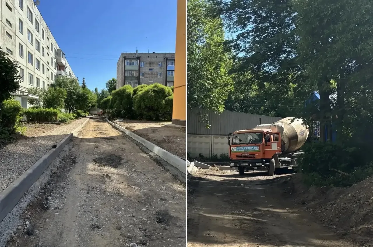 Работы по асфальтированию продолжаются…