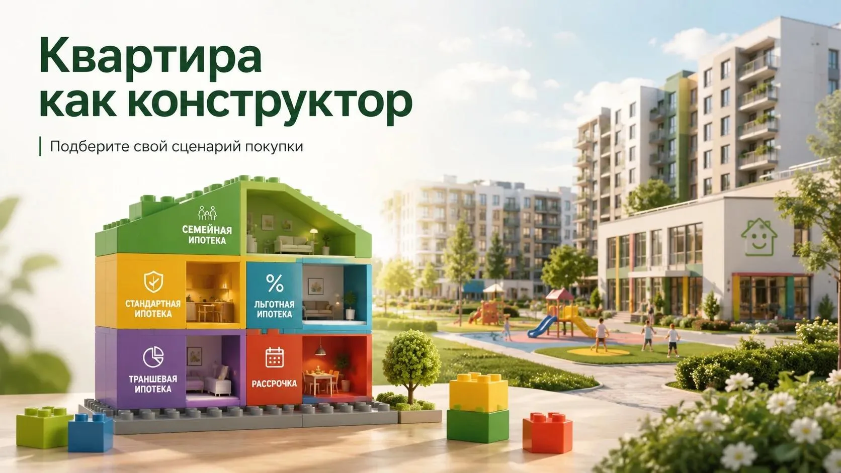 👋 Чьи дети любят Lego?

😄 А задумывались когда-то, что  сегодняшний рынок недвижимости - это конст