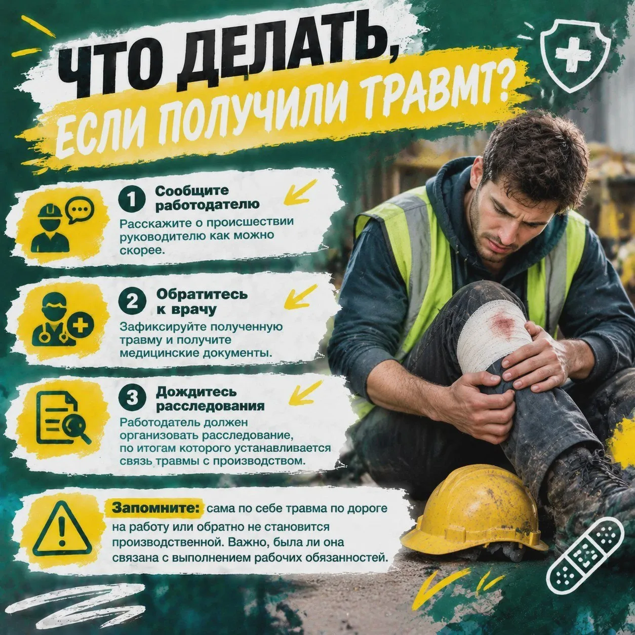 Травма в пути на работу: когда её признают производственной