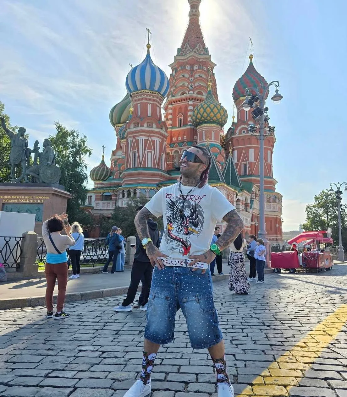 🤑«Я люблю Путина. Да благословит Господь Путина!» — заявил Lil Pump после концерта в М...