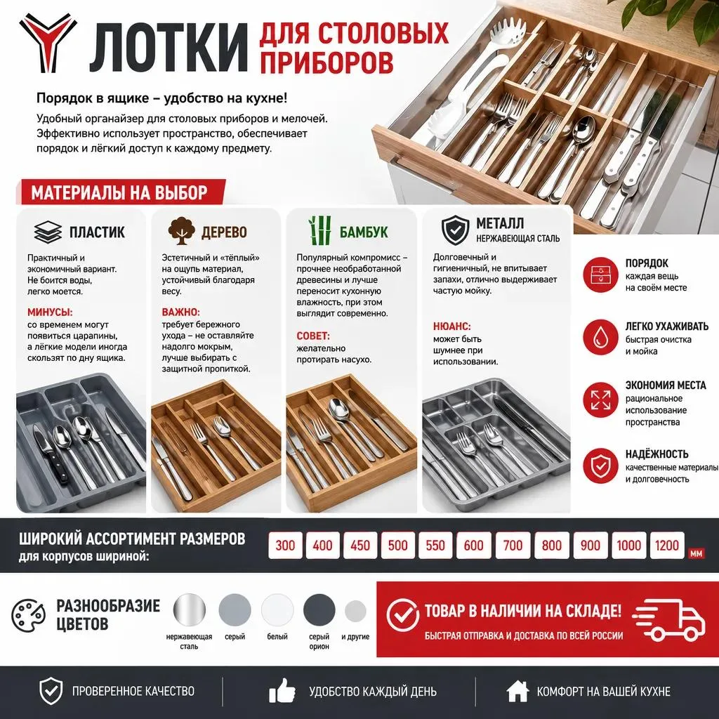 💡Приобрели ящик? Не забудьте лоток❗