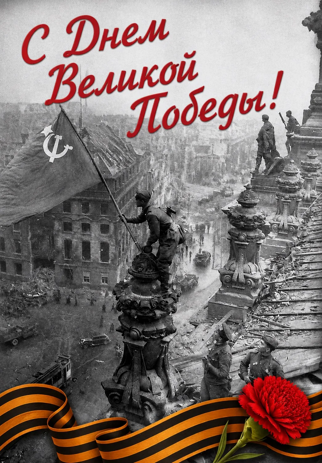 Команда ресторана «Блок» поздравляет с Днем Великой Победы!