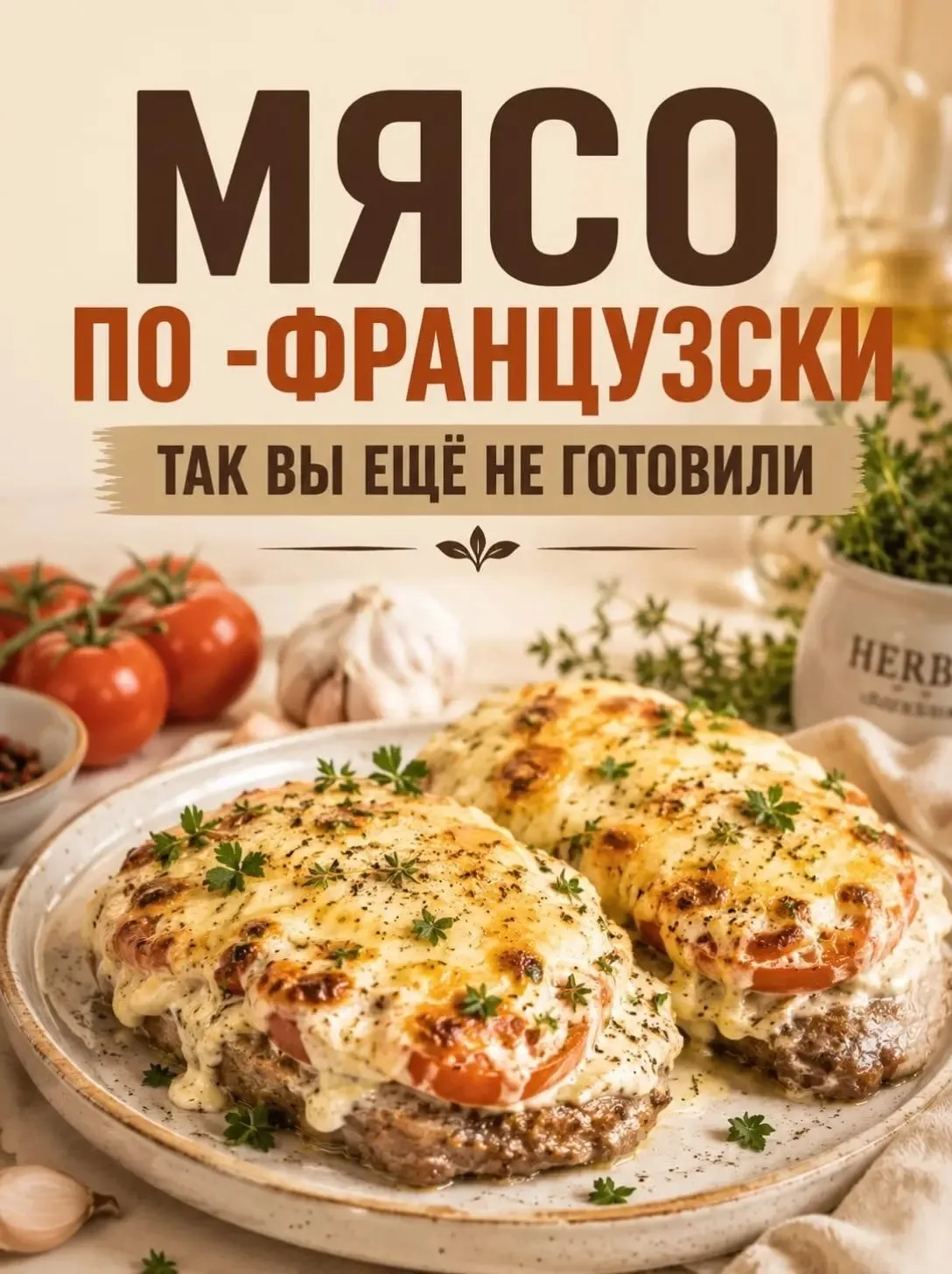 🥩 **МЯСО ПО-ФРАНЦУЗСКИ — ТАК ВЫ ЕЩЁ НЕ ГОТОВИЛИ!** 🤤