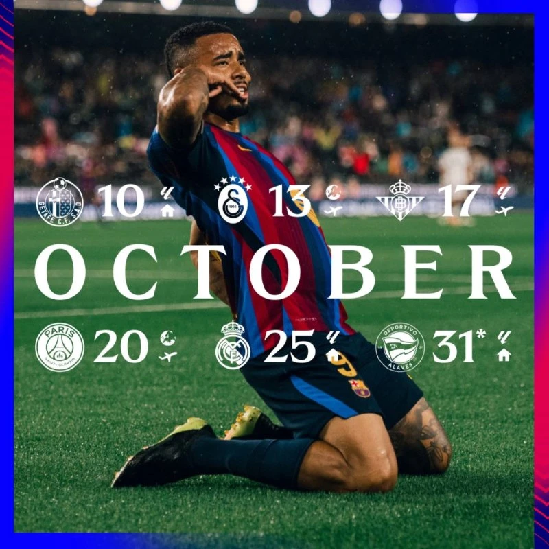 ⚽️📆 Сохраняем наши матчи в октябре