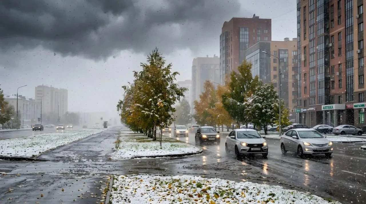 🌨️ Месячная норма осадков выпадет в Тюмени