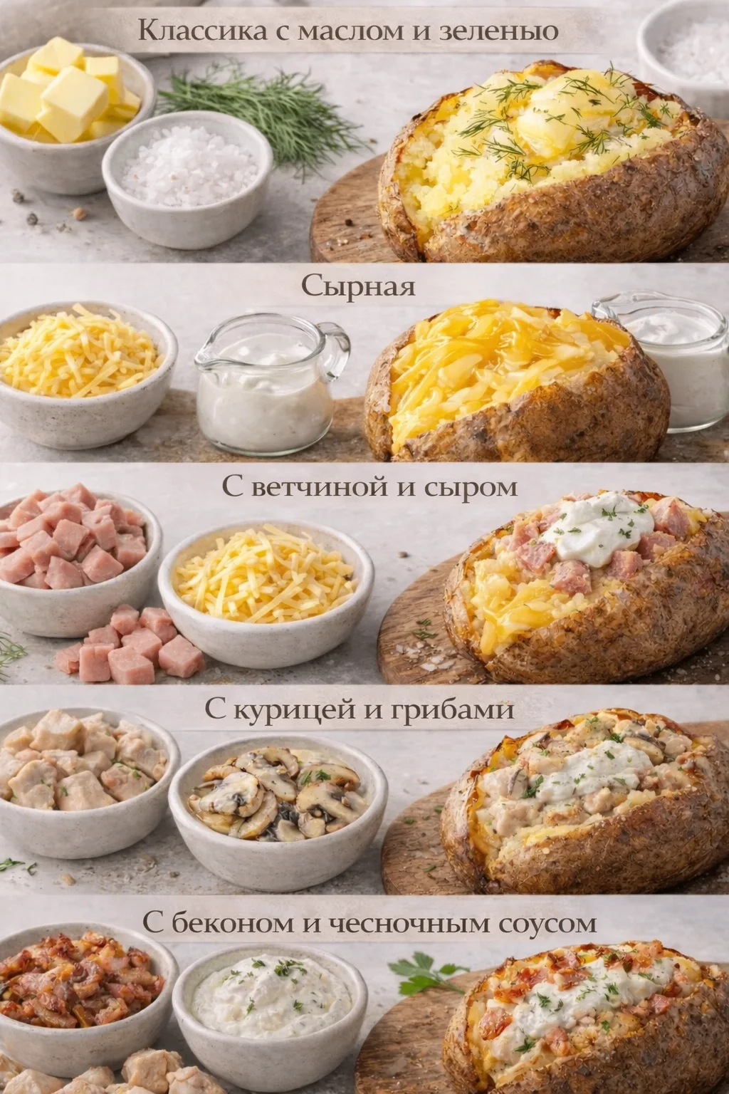ТОП - 20 НАЧИНОК ДЛЯ КРОШКИ КАРТОШКИ  Торты. Десерты. Рецепты.