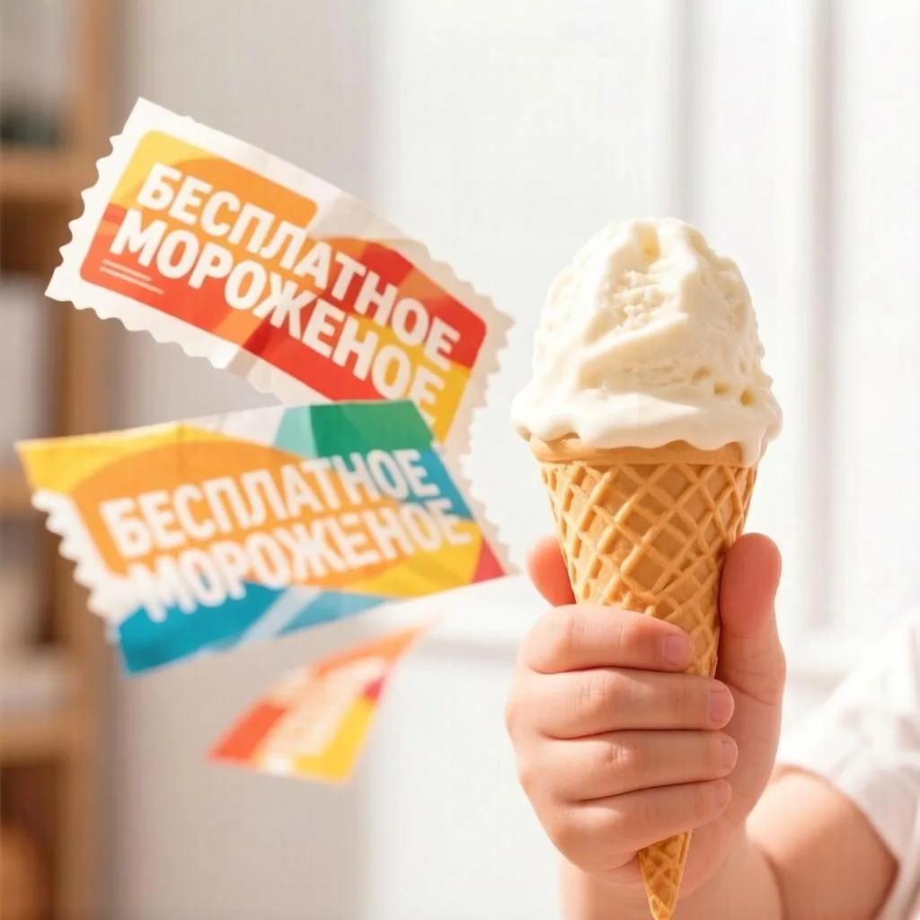 🍦🎫Купоны  на мороженое разлетаются как горячие пирожки!