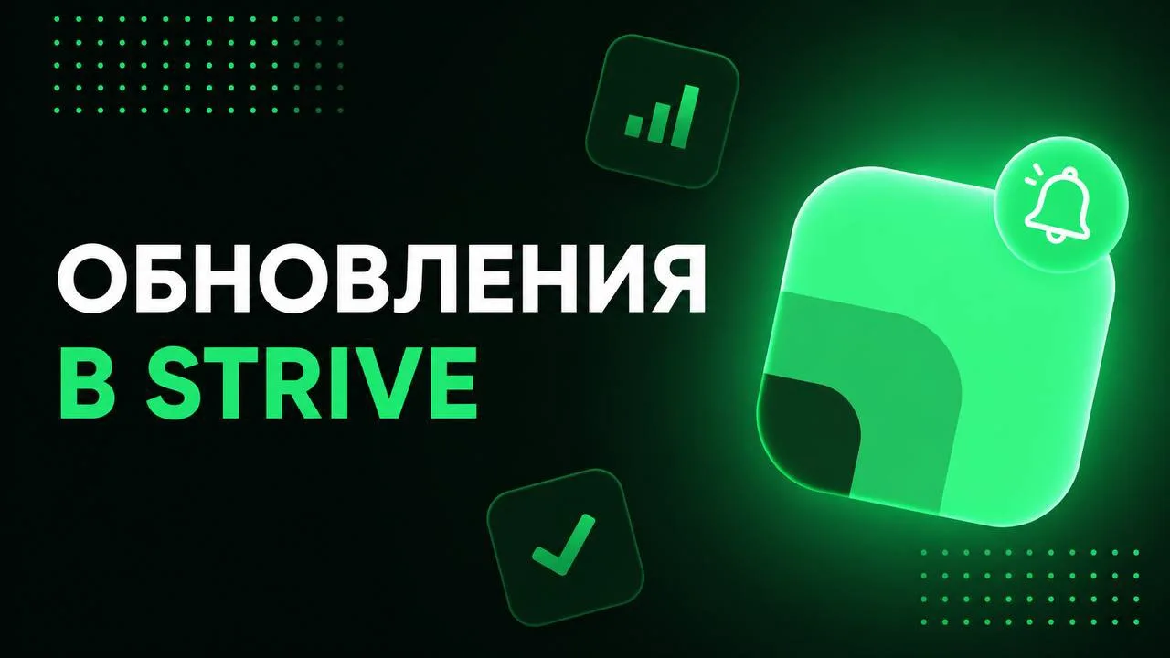 Новенькое в Strive — и мы спешим поделиться 🤩