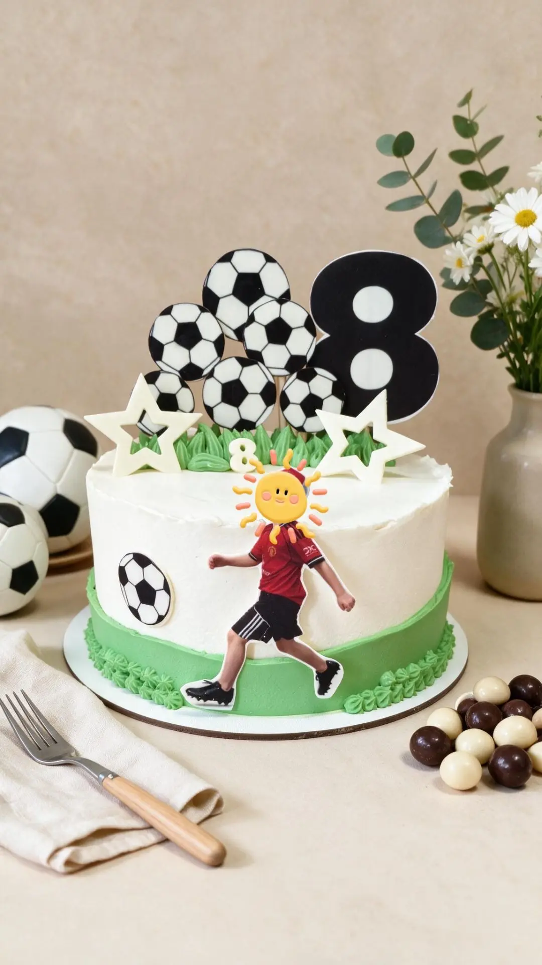 🎂 Футбол, голы и торт мечты — праздник, который запомнится! ⚽