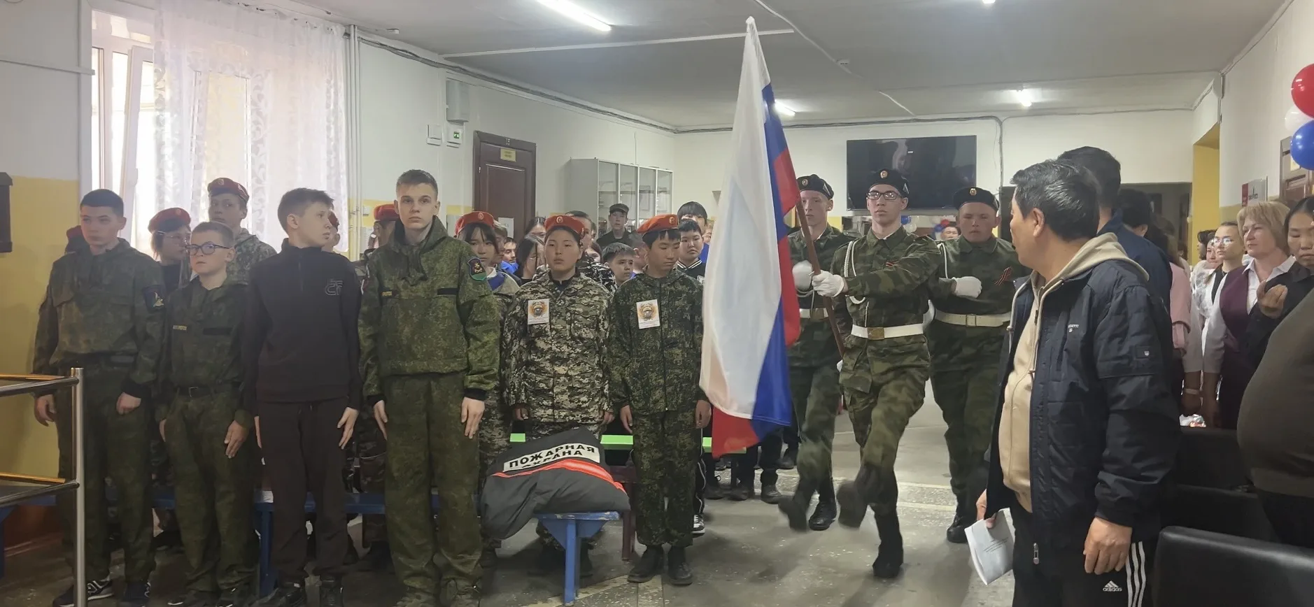✨Сегодня в с. Тугутуй прошли региональные соревнования кадетов МЧС, приуроченные к 377-...