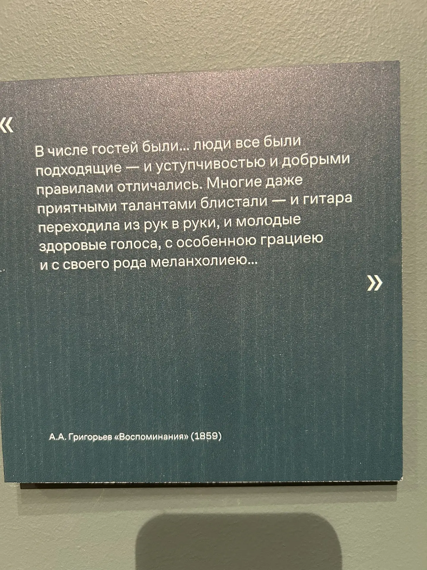 Ходили в музей Тропинина.