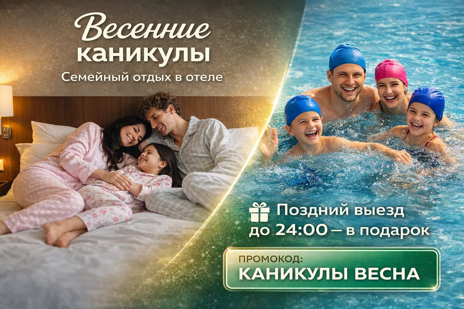 🌸 Весенние каникулы в «К-ВИЗИТ» — отдых для всей семьи с подарком! 🎁