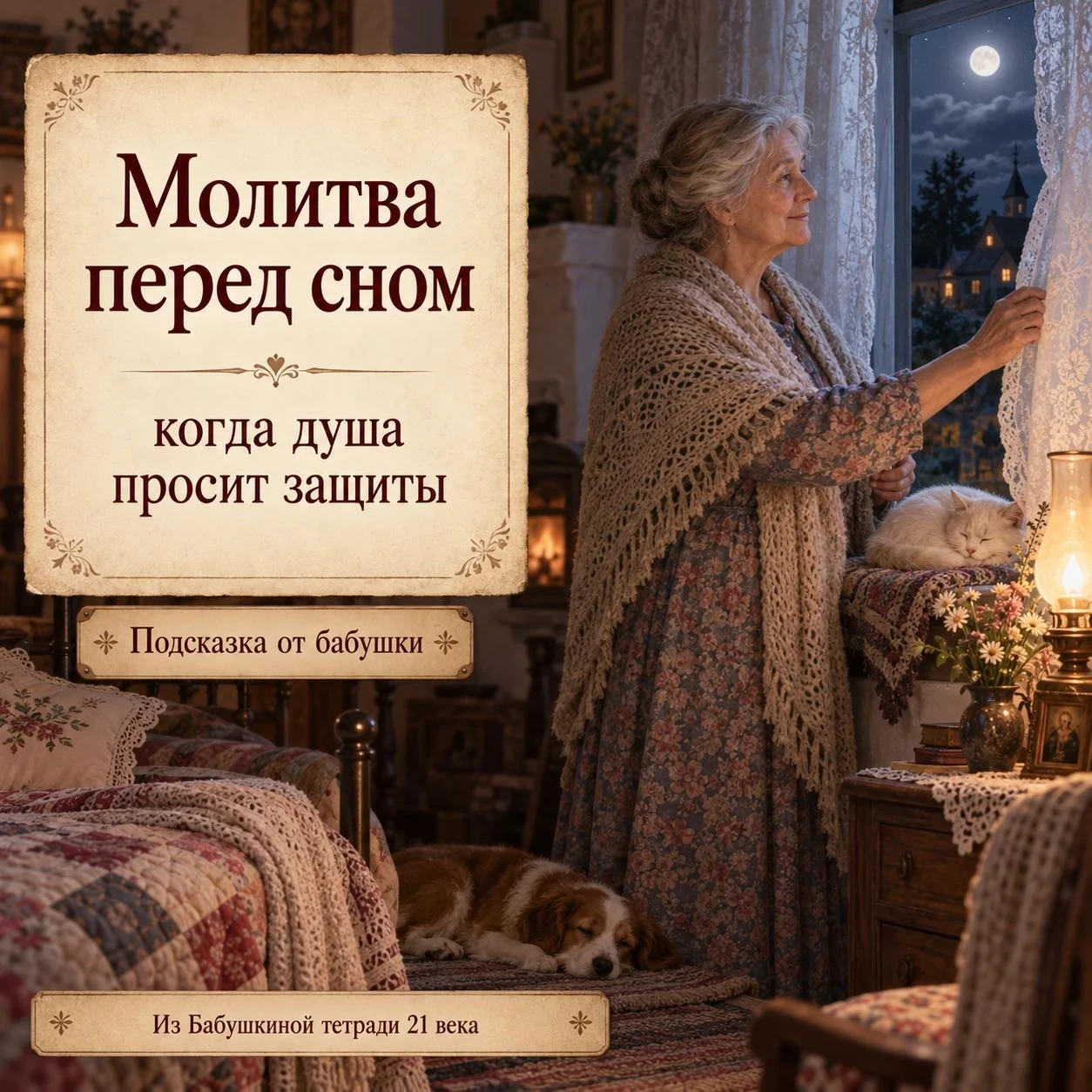 🌙 БАБУШКИНА МОЛИТВА ПЕРЕД СНОМ