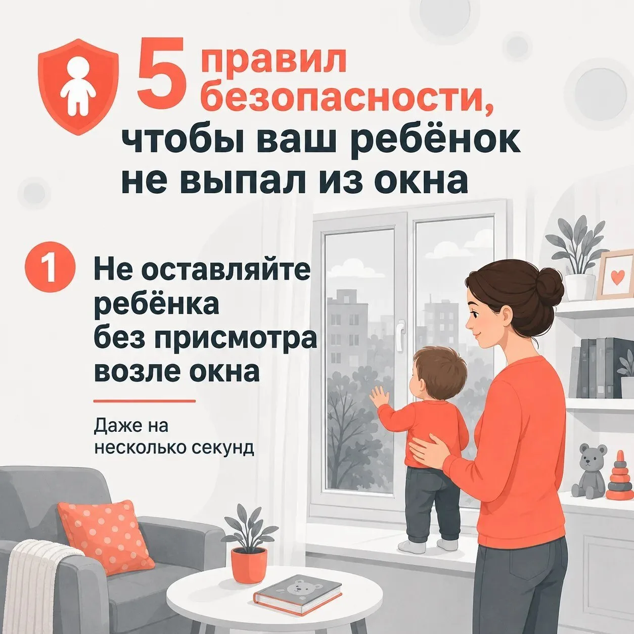 👶Любопытство детей не знает границ.
Именно поэтому взрослым важно сделать дом максимально безопасны