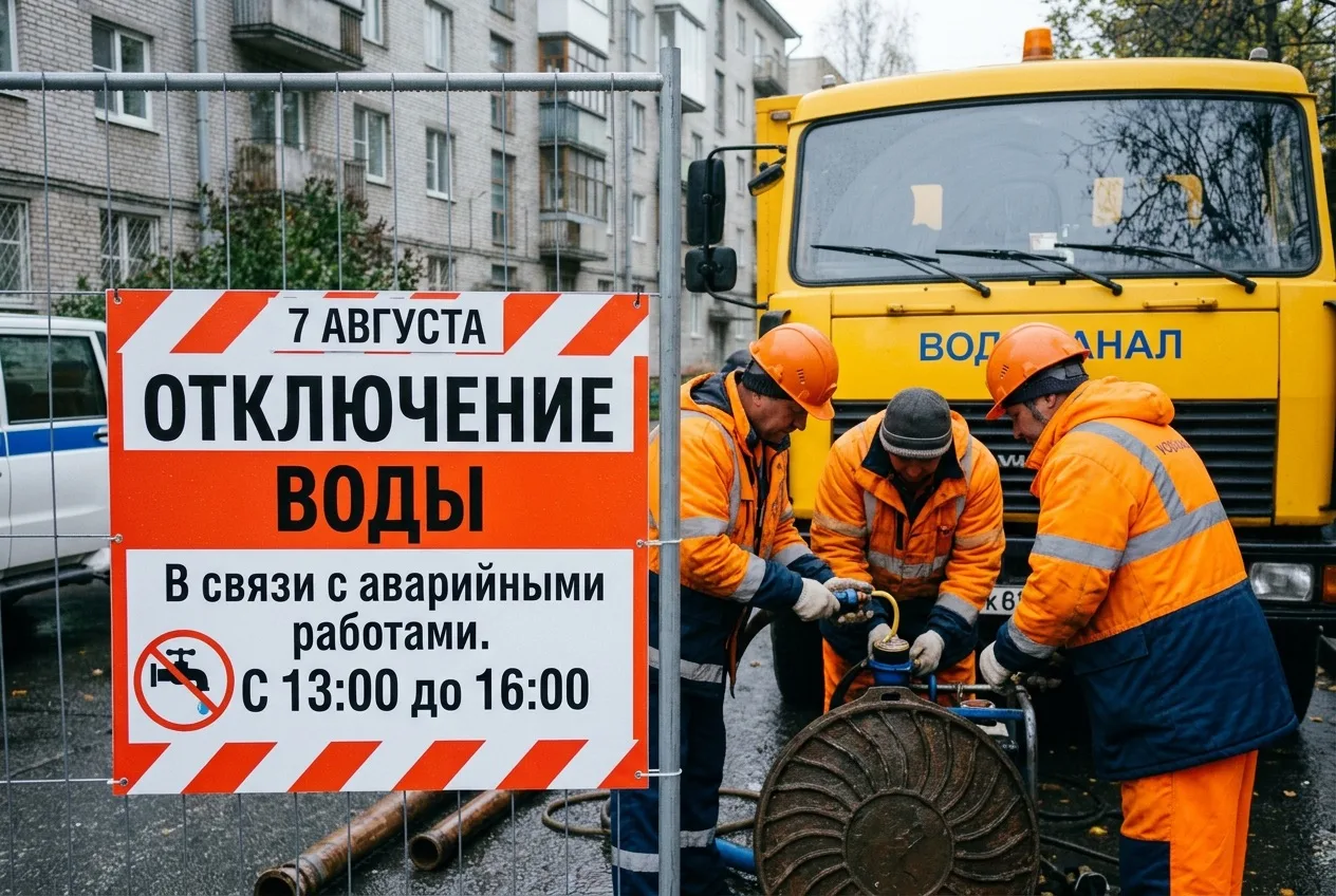 🛠 Внимание! Временное отключение воды в Михайловке завтра, 7 августа 
👉 В связи с проведением ремо