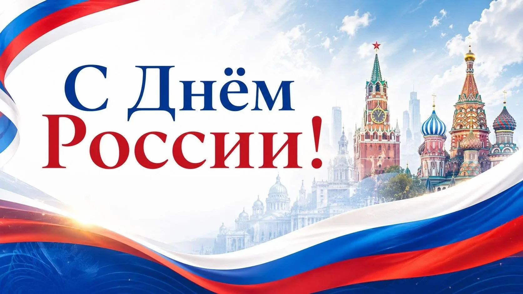 С Днем России, домодедовцы!🇷🇺