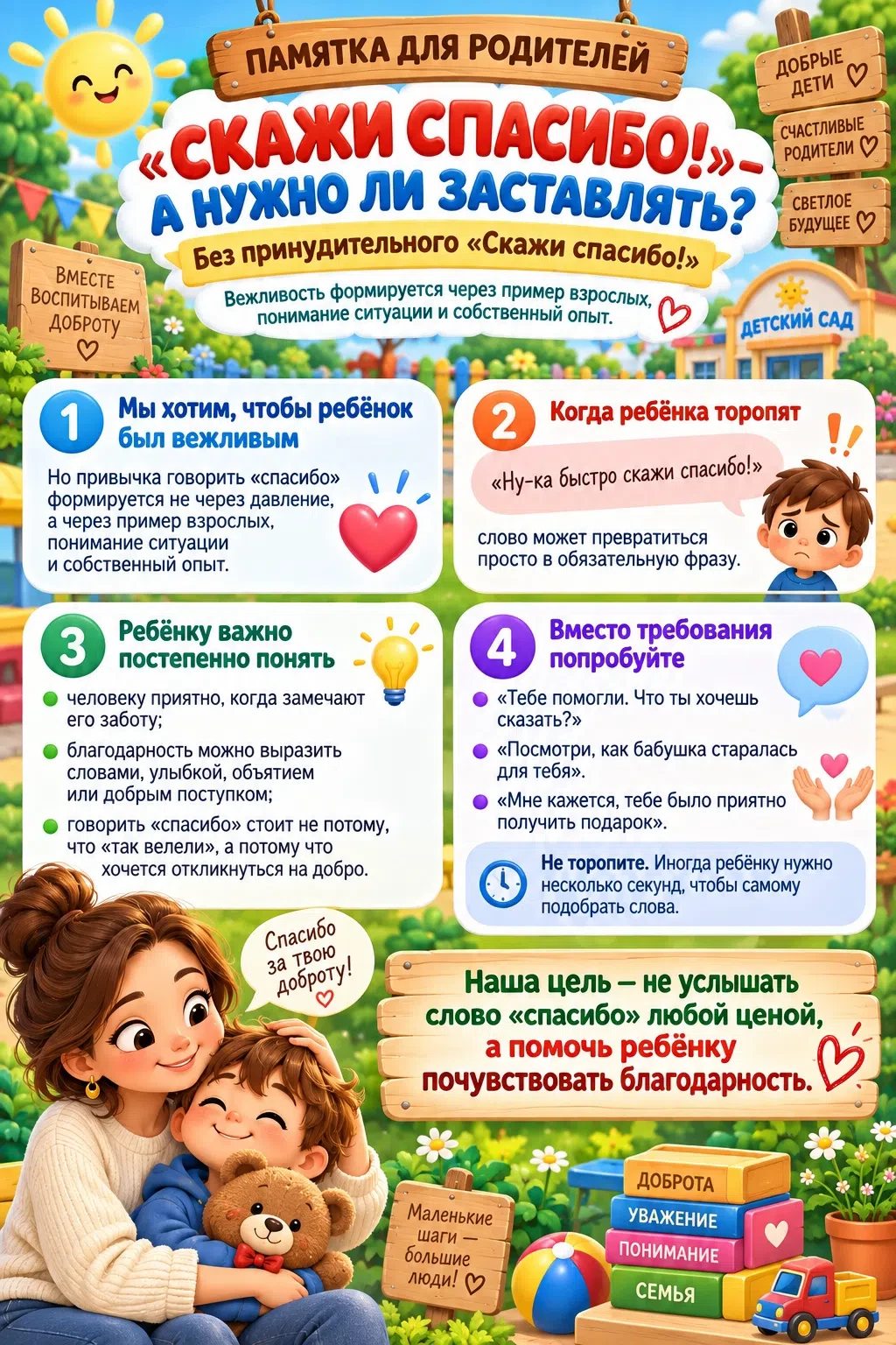Учимся благодарить — без обязательного «Скажи спасибо!» 💛