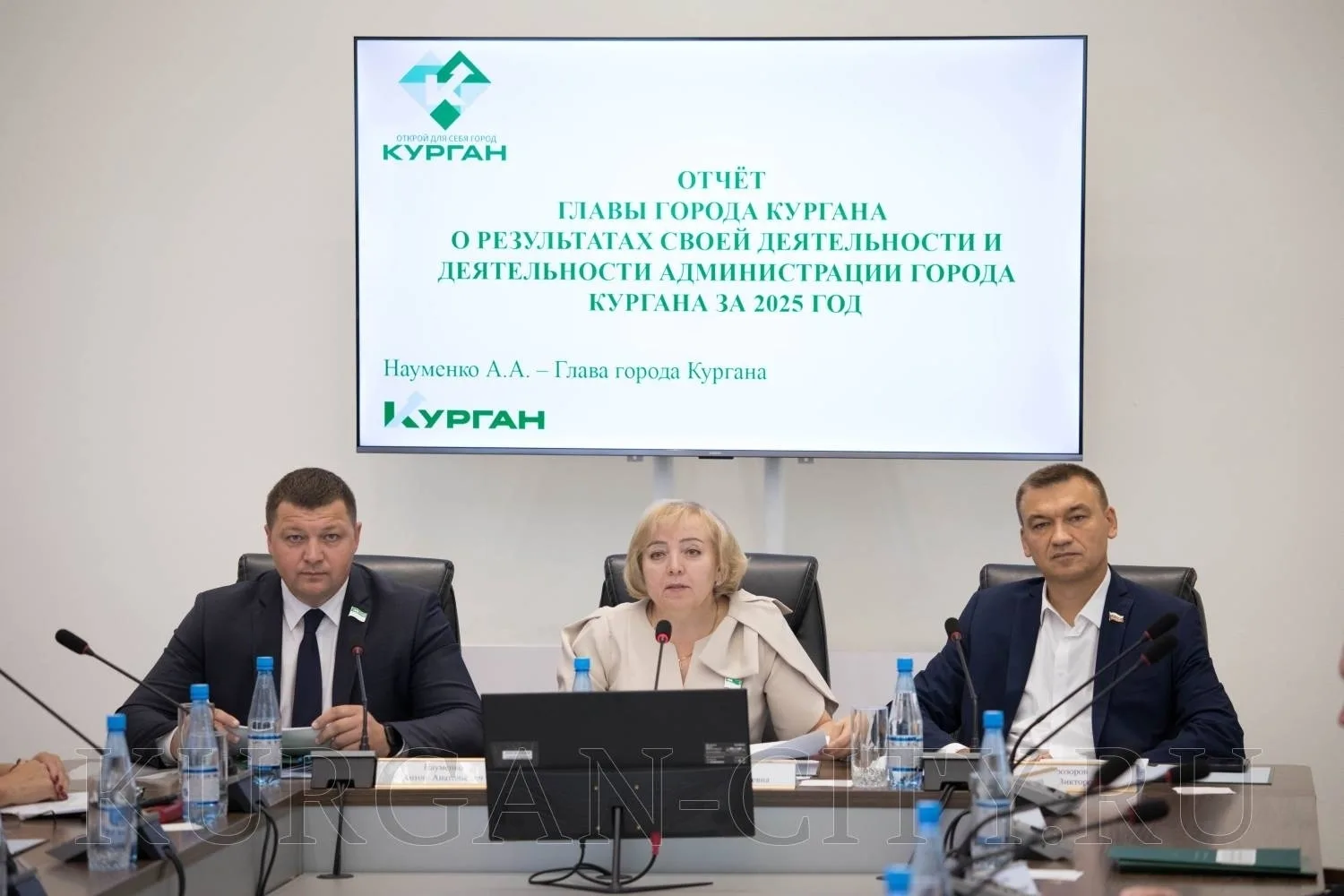 Сегодня глава города Кургана Антон Науменко представил депутатам Курганской городской д...