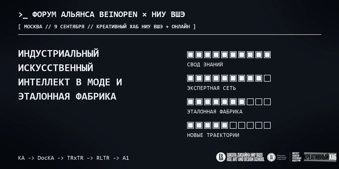 ИИ, фабрики, продажи и новая архитектура fashion-бизнеса — 9 сентября встречаемся на фо...