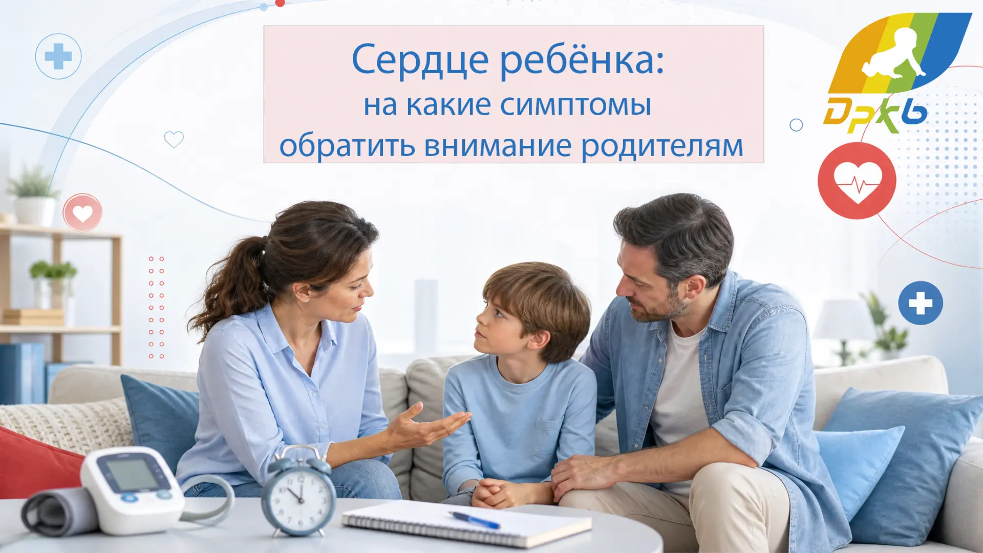 ❤️Сердце ребёнка: на какие симптомы обратить внимание родителям