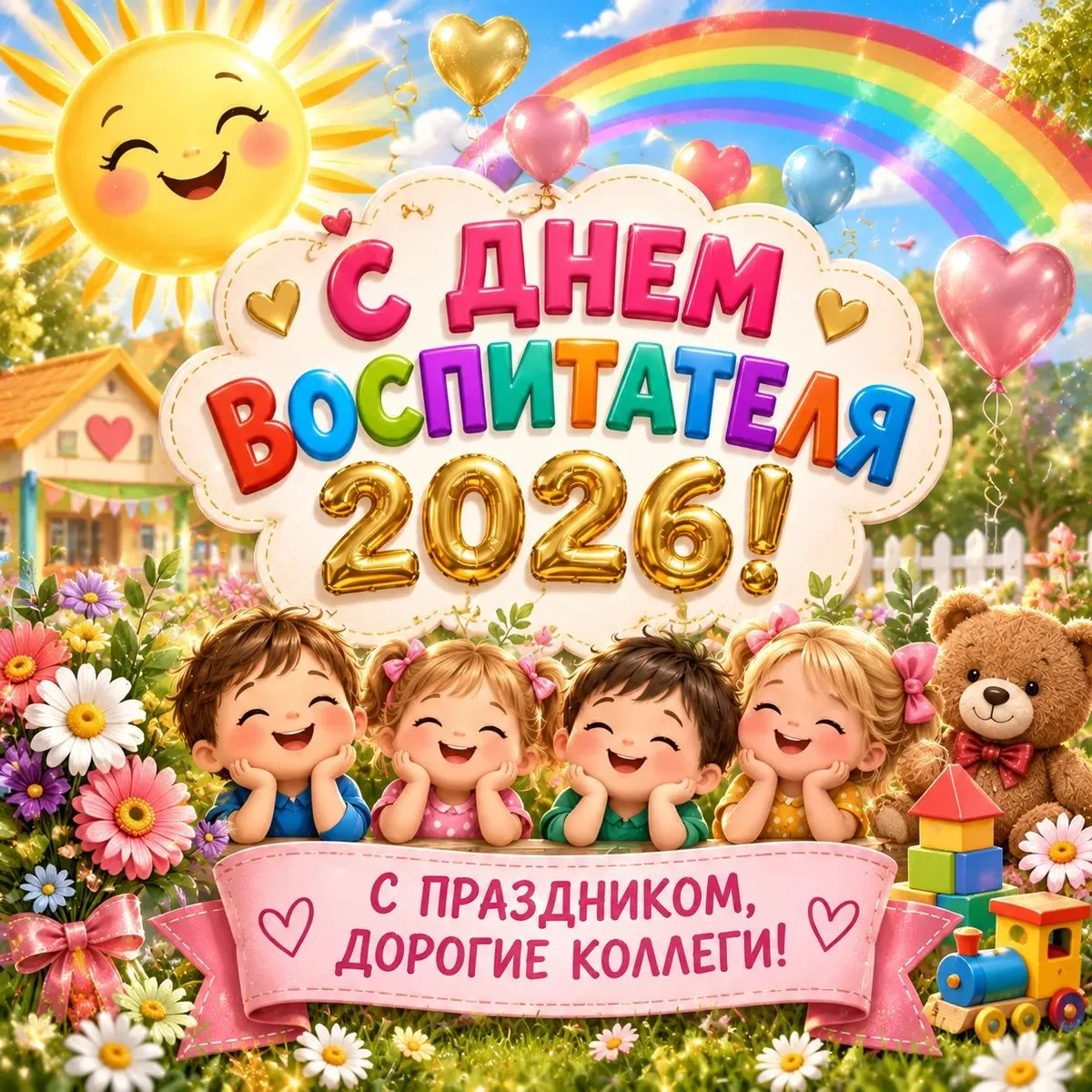 🎉 Дорогие наши воспитатели!