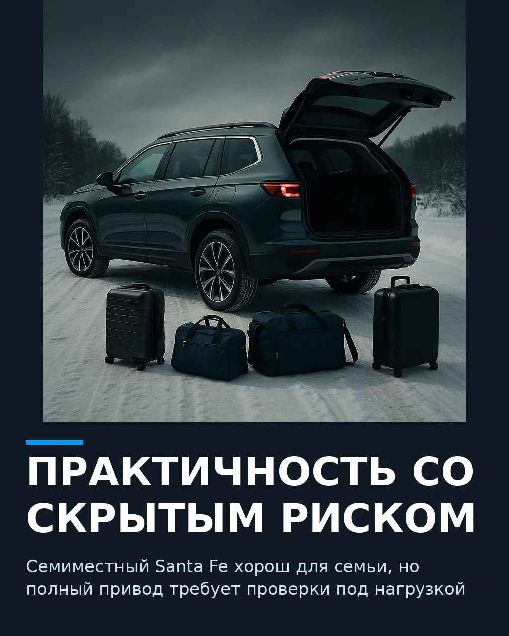 Hyundai Santa Fe DM (2012–2018) с дизелем 2.2 CRDi и AWD — практичный семейный кроссове...