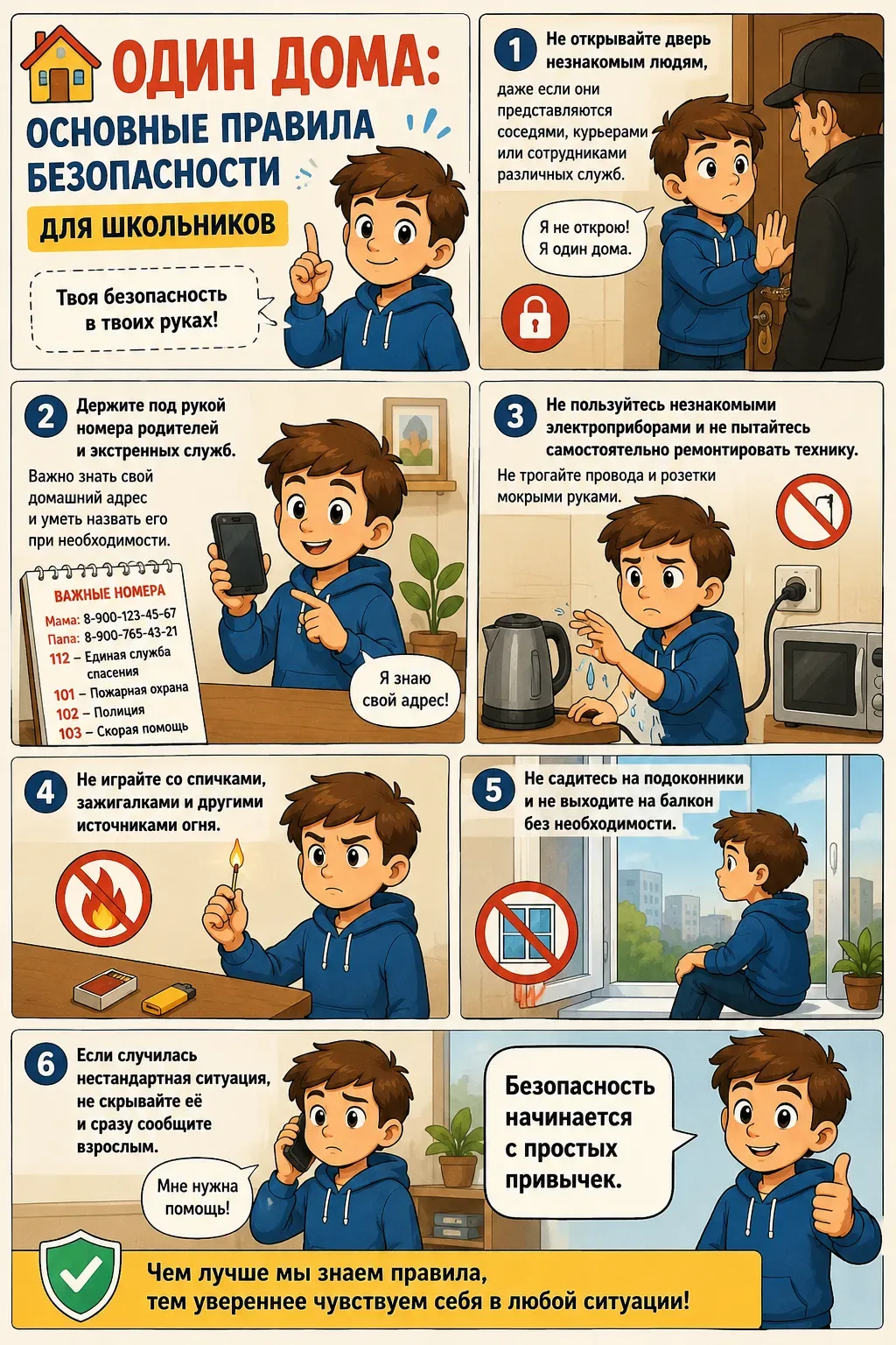 ❗️Если дети одни дома