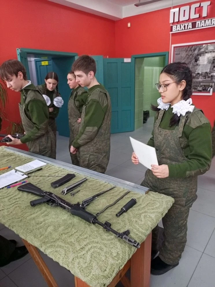 С 5 по 8 марта юнармейский отряд «Наследие», под руководством преподавателя-организатора ОБЗР Анатол