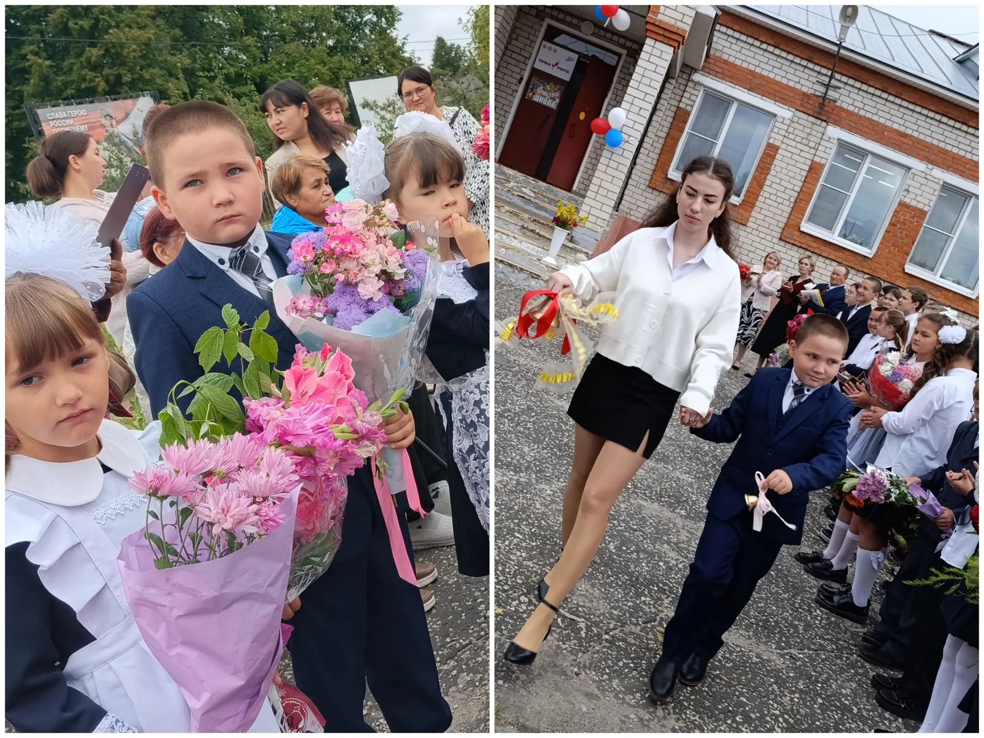 Сегодня прошла торжественная линейка, посвящённая 1 сентября. Атмосфера была по-особенн...