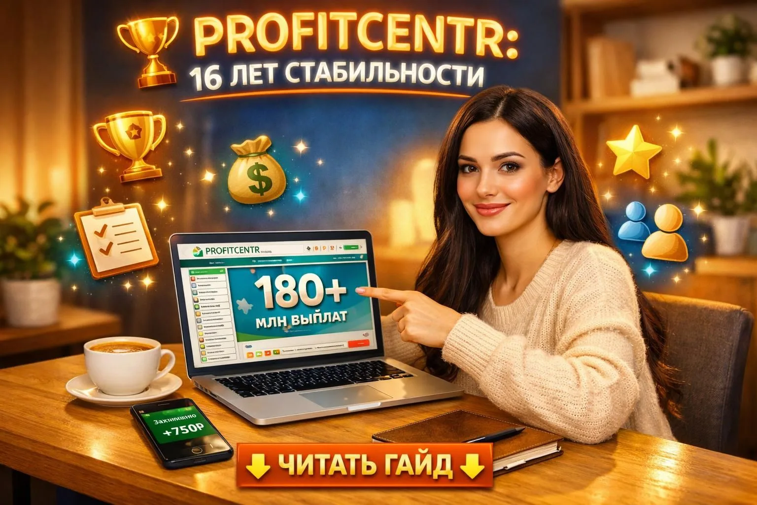 🏆 PROFITCENTR: ПРОВЕРЕННЫЙ ВРЕМЕНЕМ БУКС С ВЫПЛАТАМИ 180+ МЛН РУБ.