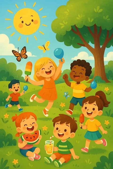# Летние каникулы — заряд позитива! ☀️🎉