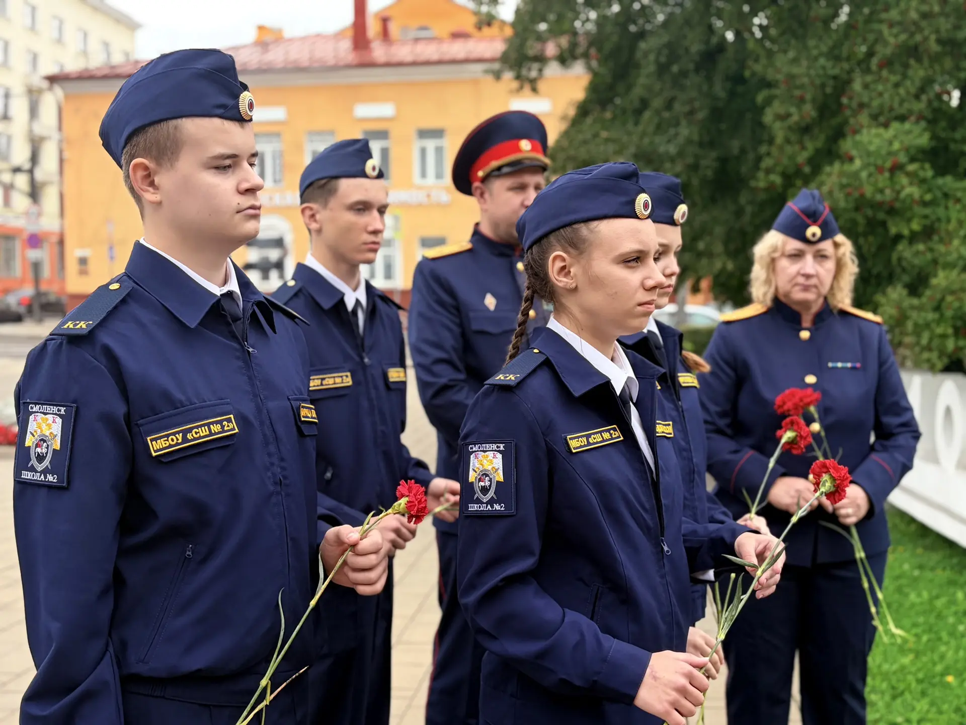 В Смоленске сотрудники СУ СК России по Смоленской области и кадеты профильного кадетско...