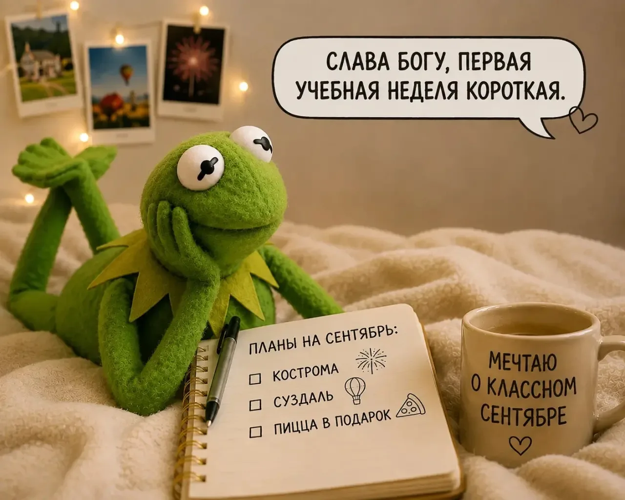 Слава богу, первая учебная неделя короткая)