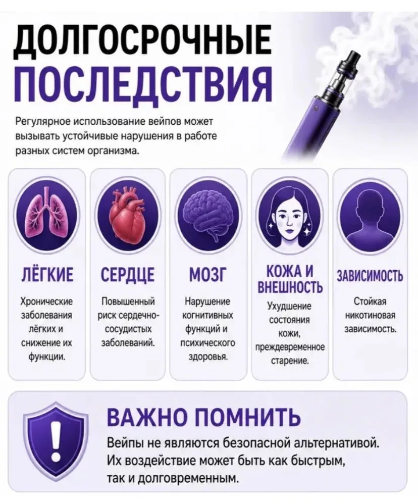 🌿 Дыши свободно: почему вейпы — не друг, а враг