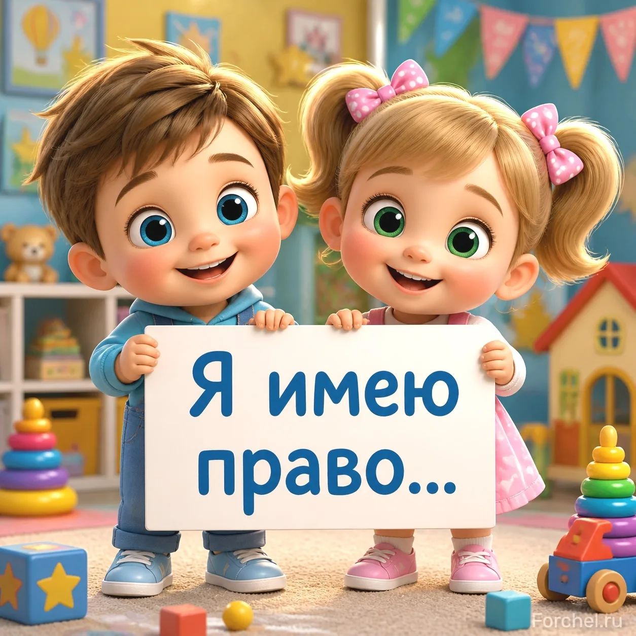 Мы часто говорим о правилах для детей, но не менее важно помнить и об их правах!🌷