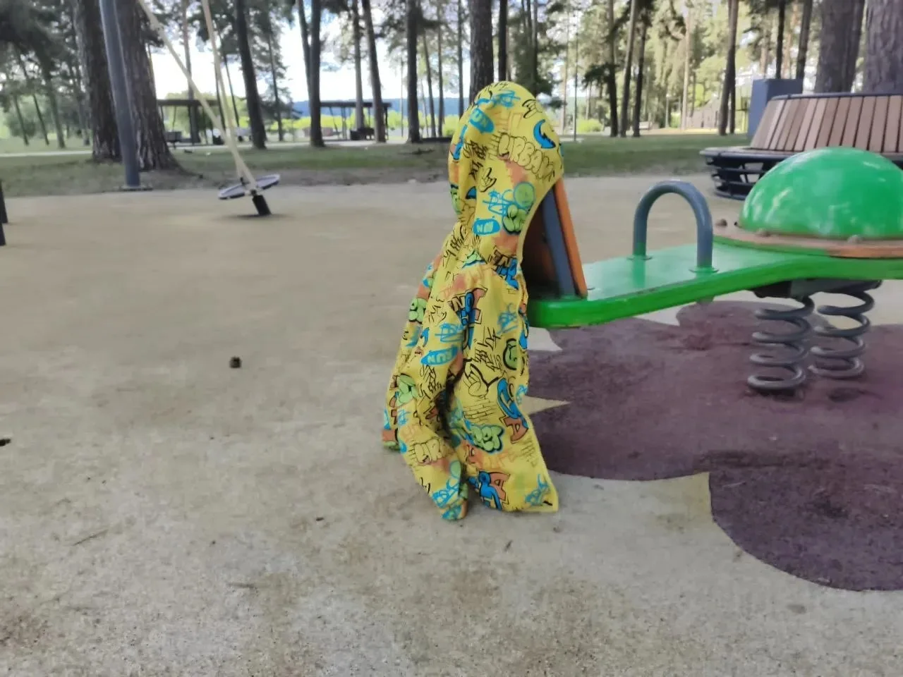 Не забудьте забрать свою куртку из Соснового бора!