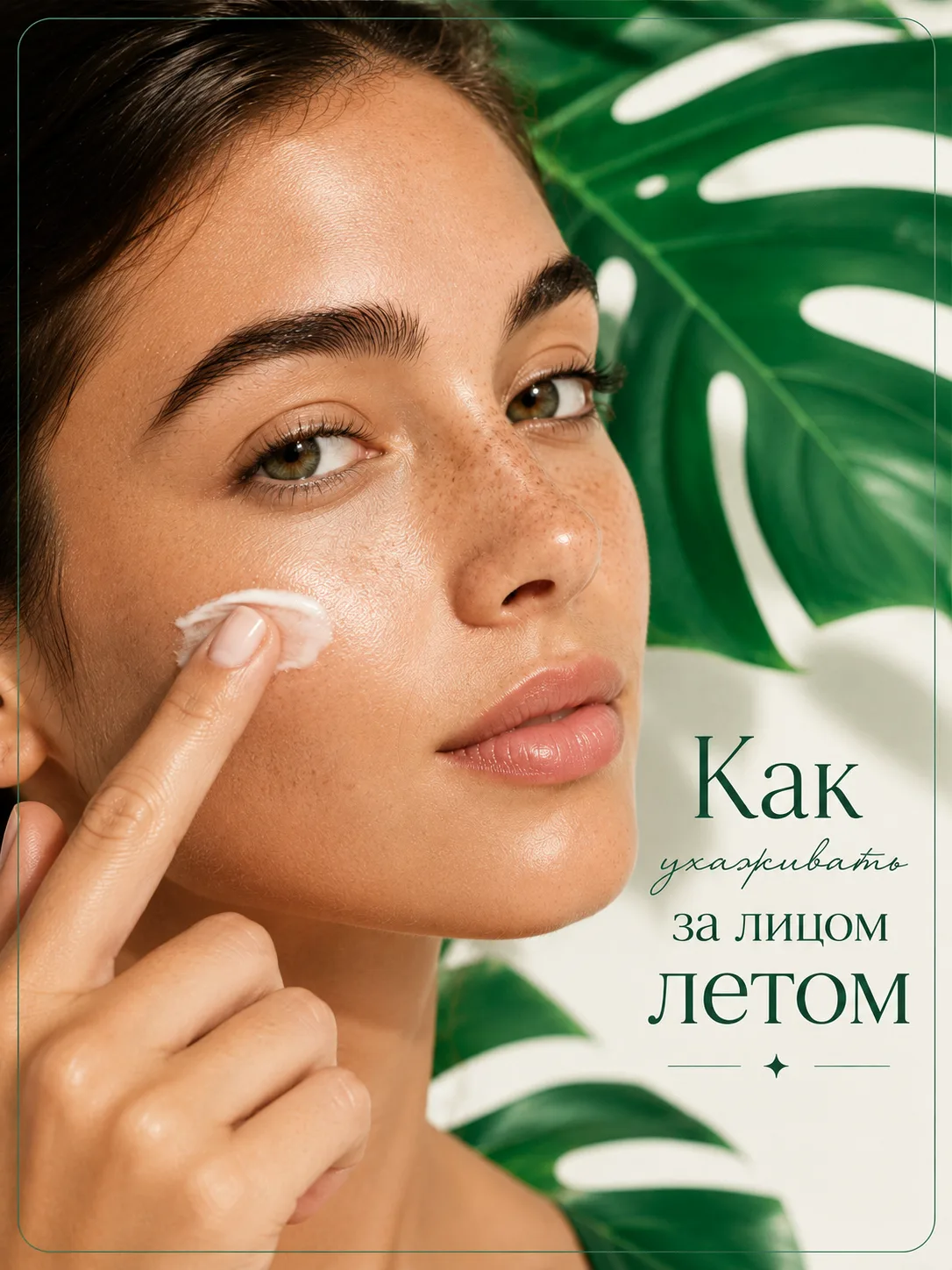 Как ухаживать за лицом летом? Советы врача ✨