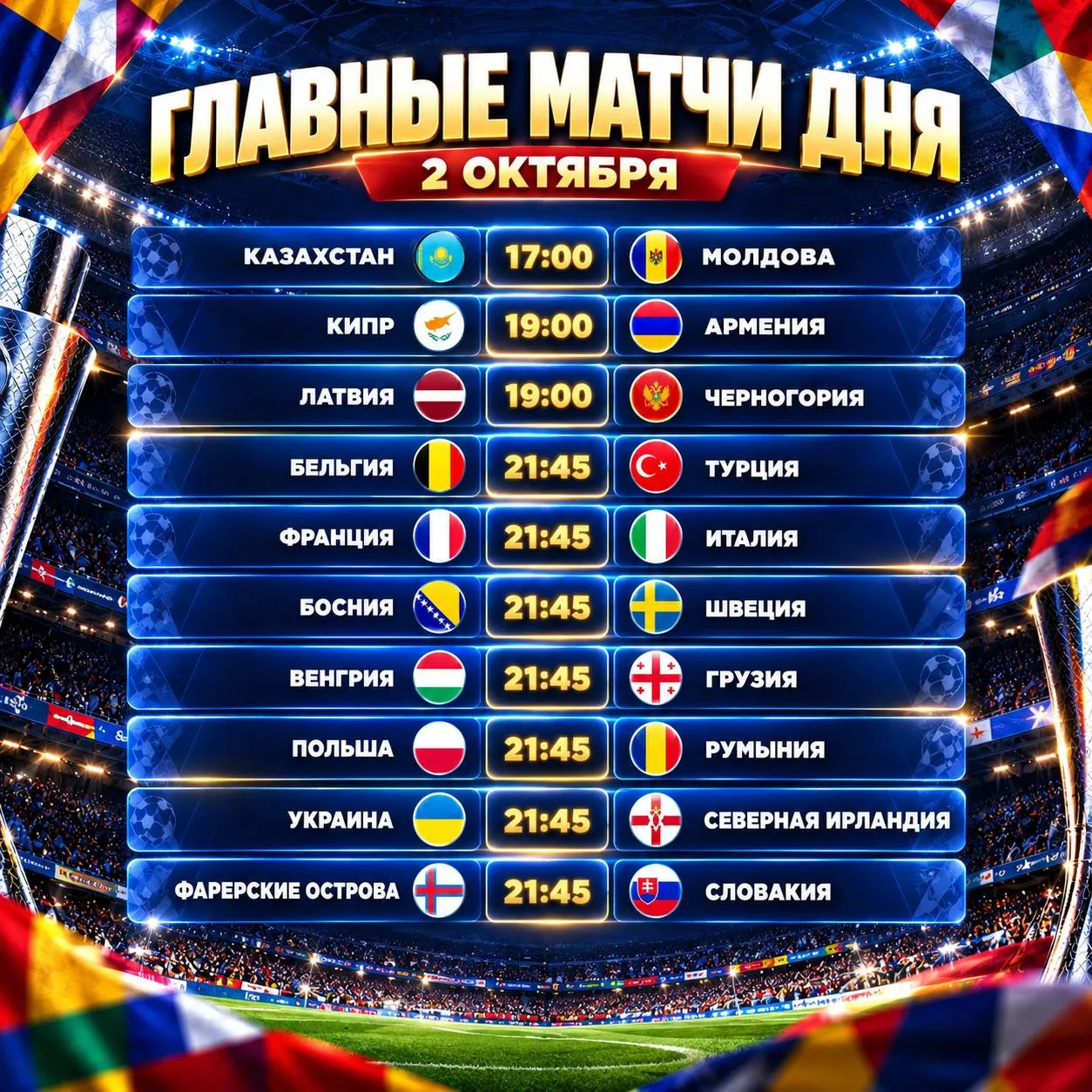 ⚽️ Лига наций — продолжаем следить за турниром!