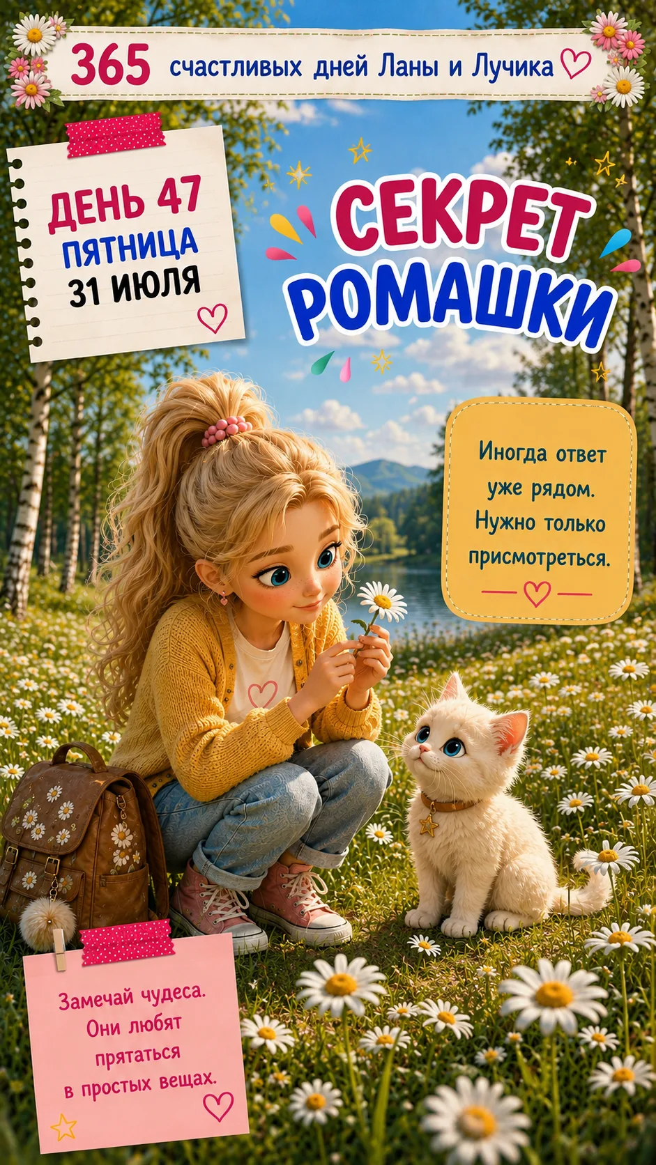 Иногда мы ищем что-то особенное далеко, даже не замечая, сколько маленьких чудес живёт совсем рядом.