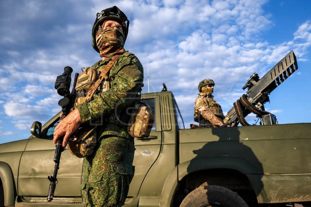 📸 Боевое дежурство мобильной огневой группы в ДНР