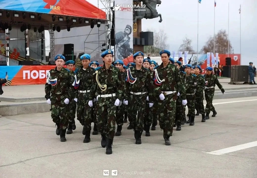 9 мая в Якутске состоялся торжественный военно-патриотический парад, посвящённый 81-й годовщине Побе