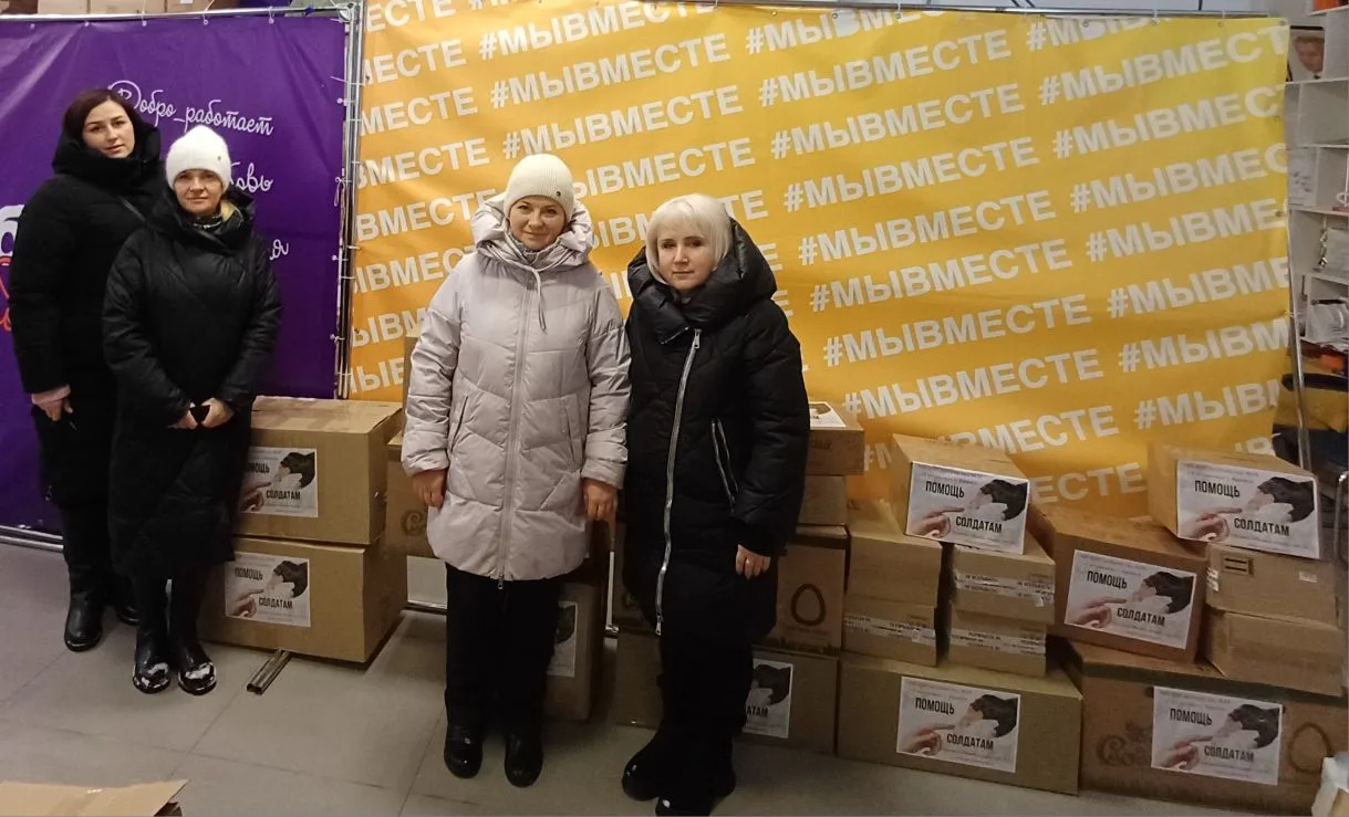 Накануне Дня Защитника Отечества в нашем ДОУ прошла акция " Велик народ, когда народ ед...