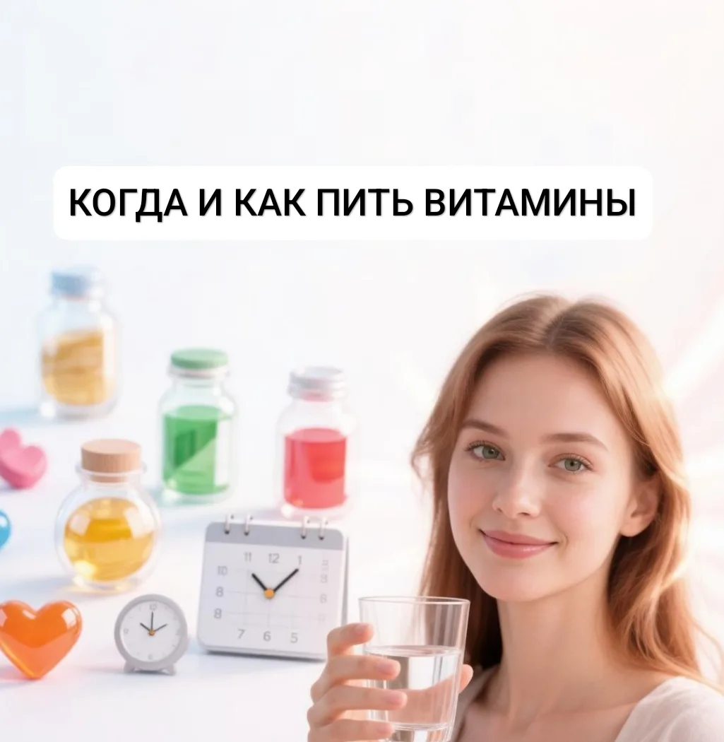 Когда и как пить витамины .
