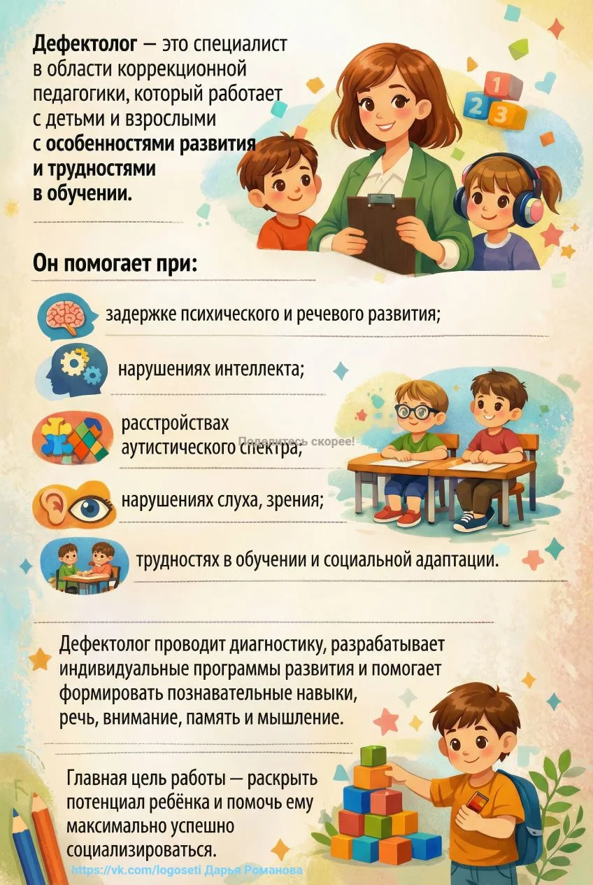 Профессия - дефектолог.  Наглядность для педагогов