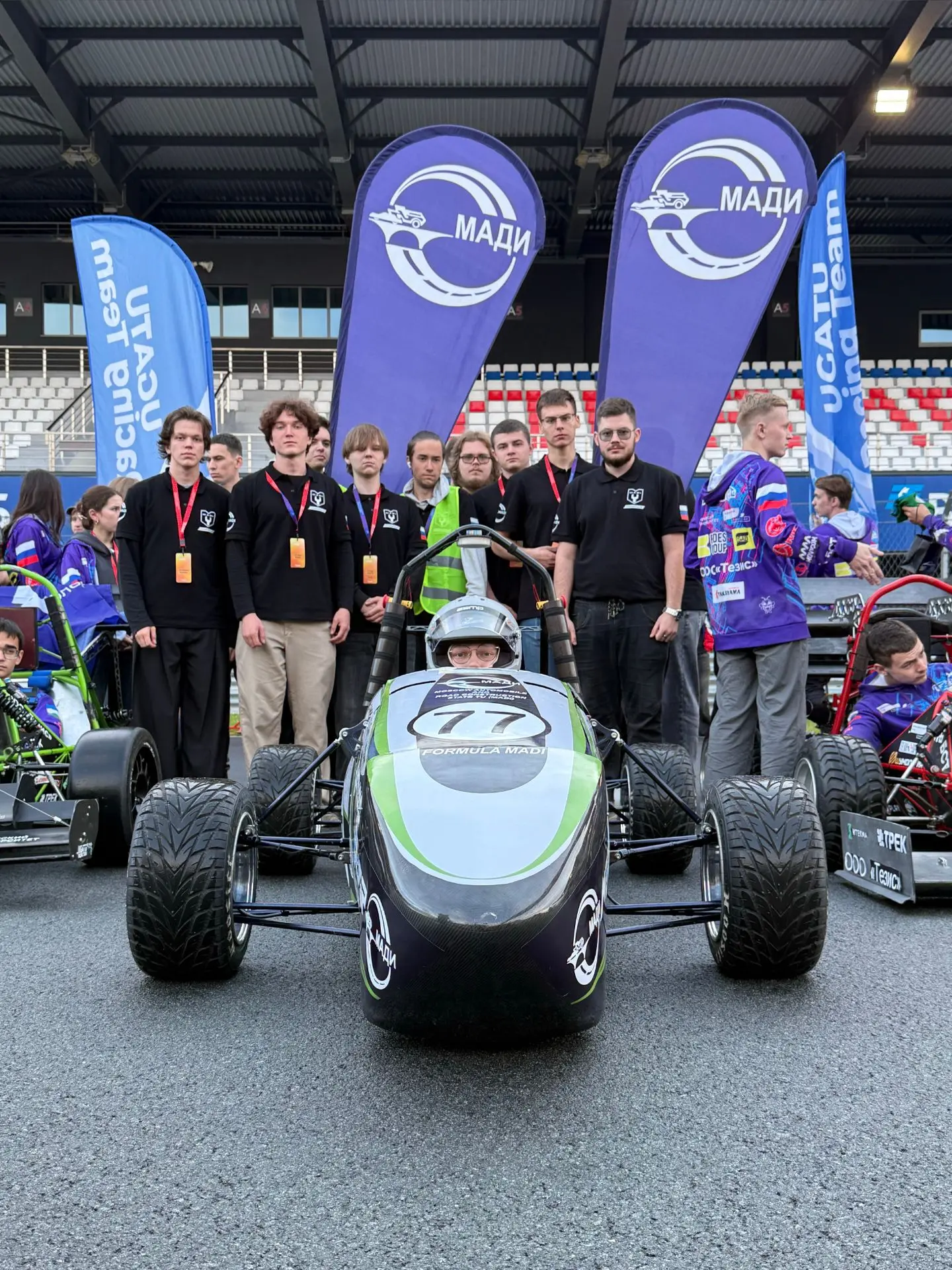 ⚡️ «Формула МАДИ» вышла в финал этапа «Защита конструкции» на Formula Student Russia!