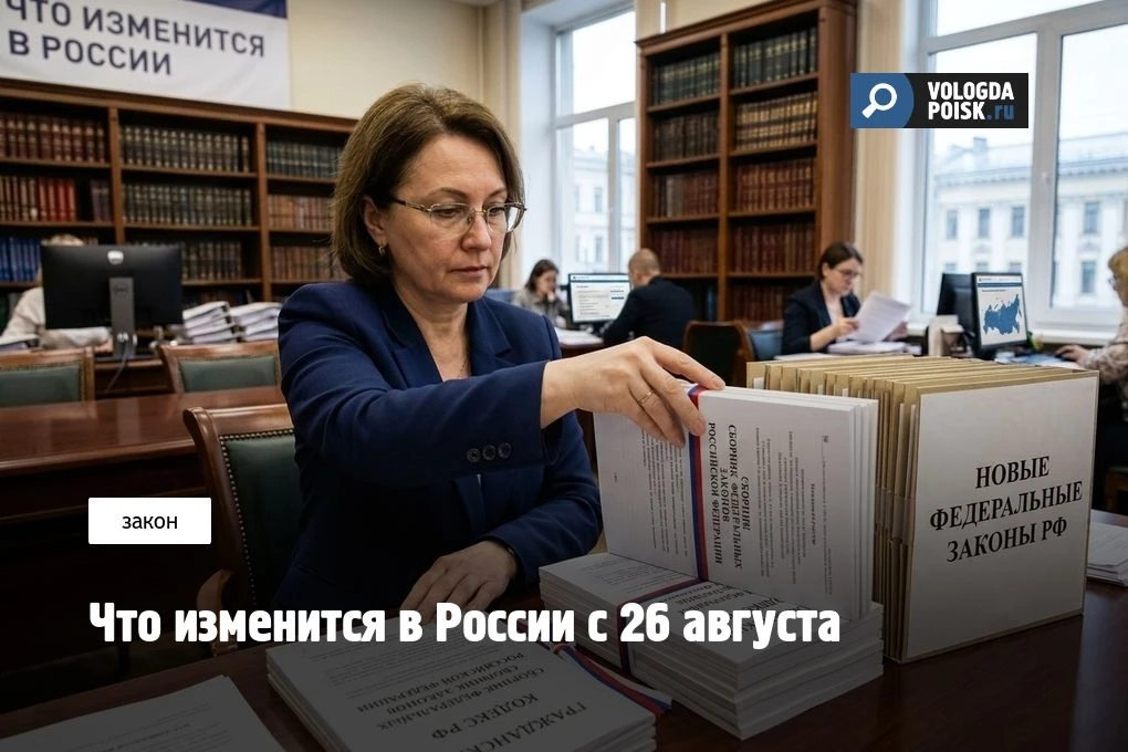 Что изменится в России с 26 августа