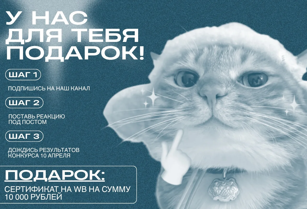 🎁 У НАС ДЛЯ ТЕБЯ ПОДАРОК!
